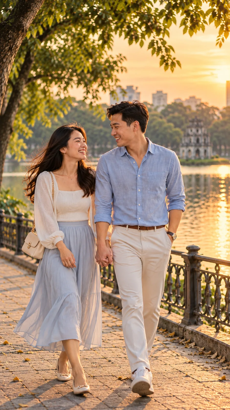 Nắm tay dưới nắng vàng Hà Nội — ảnh chủ dự án cung cấp